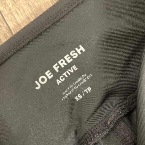 Joe Fresh Women's Biker Shorts High Rise Waist Activewear Black Size XS - Picture 4 of 8